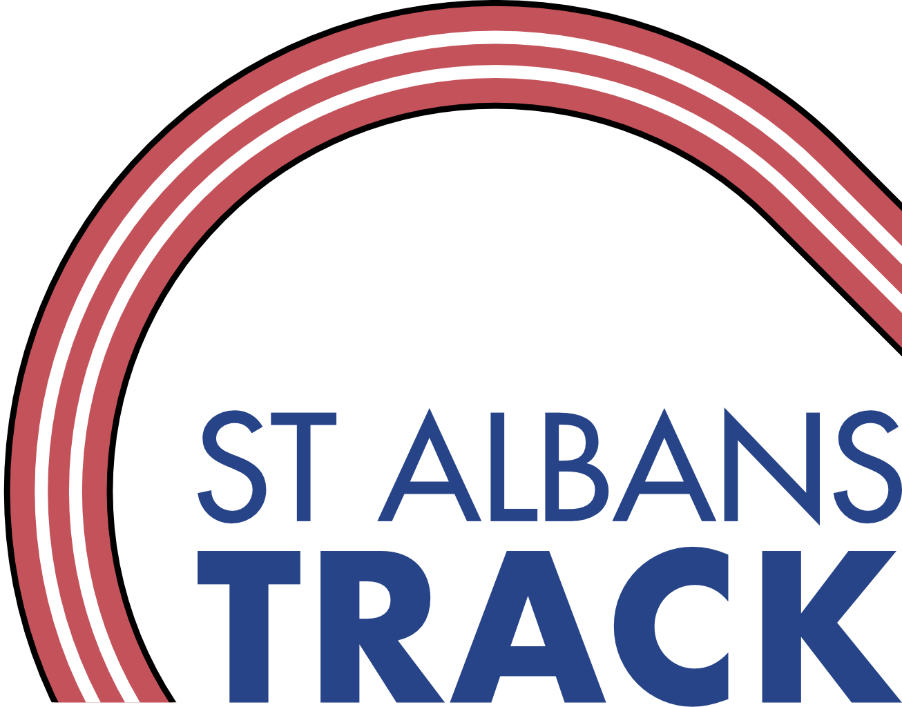 Abbey View Community Athletics Track logo