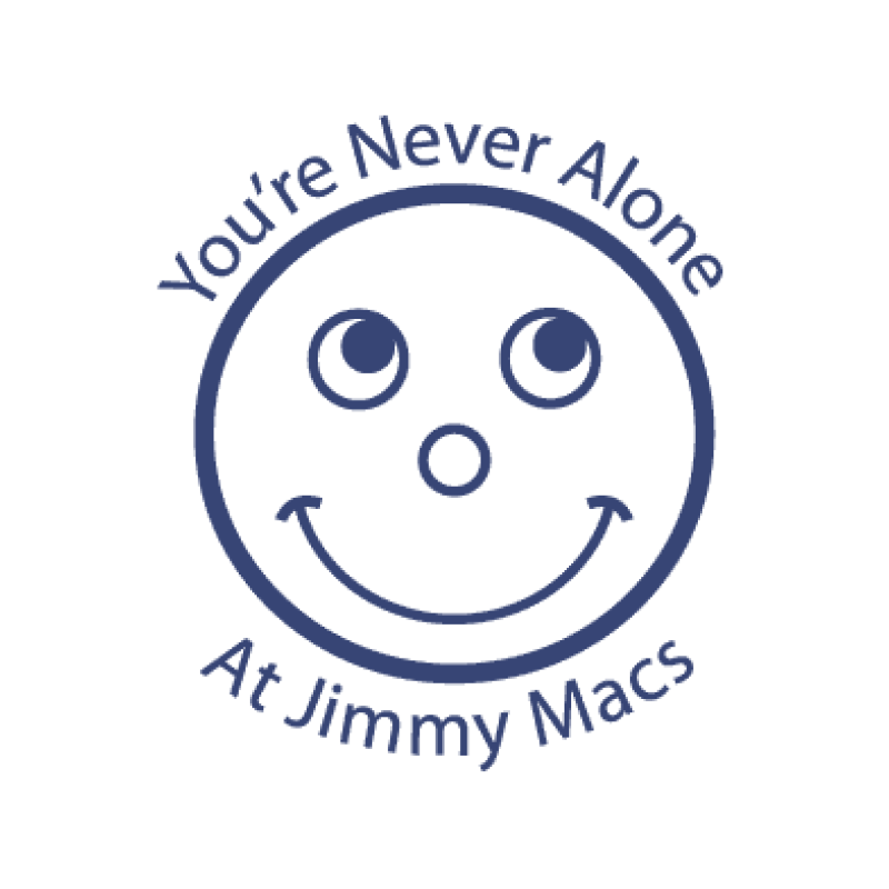 Jimmy Macs logo.