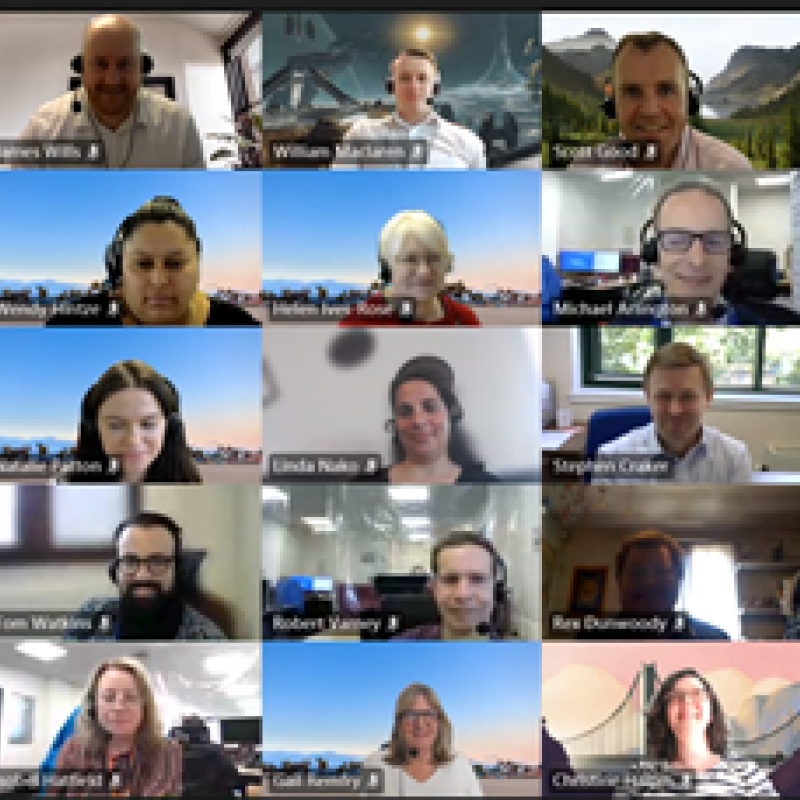 Capture of Zoom attendees of a Virtual Drop-in Support Session